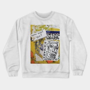 Street Stickers Brooklyn Bridge NYC Crewneck Sweatshirt